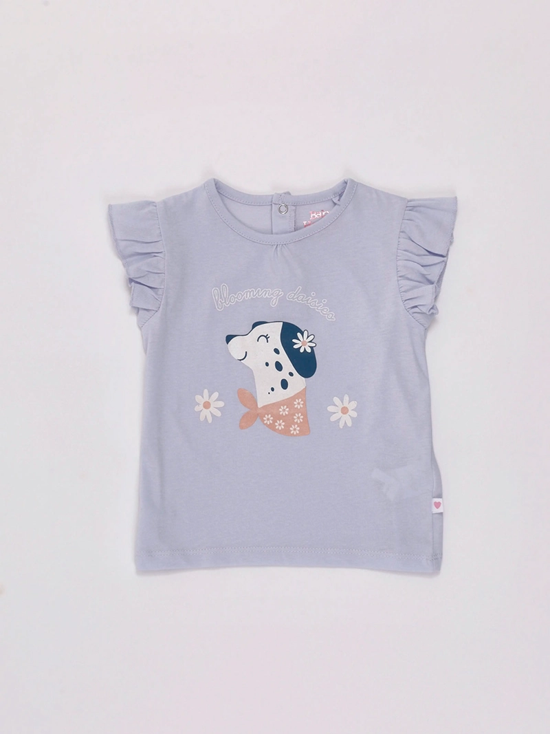 POLERA NIÑA BABY HARVEST MANGA CORTA GLITTER