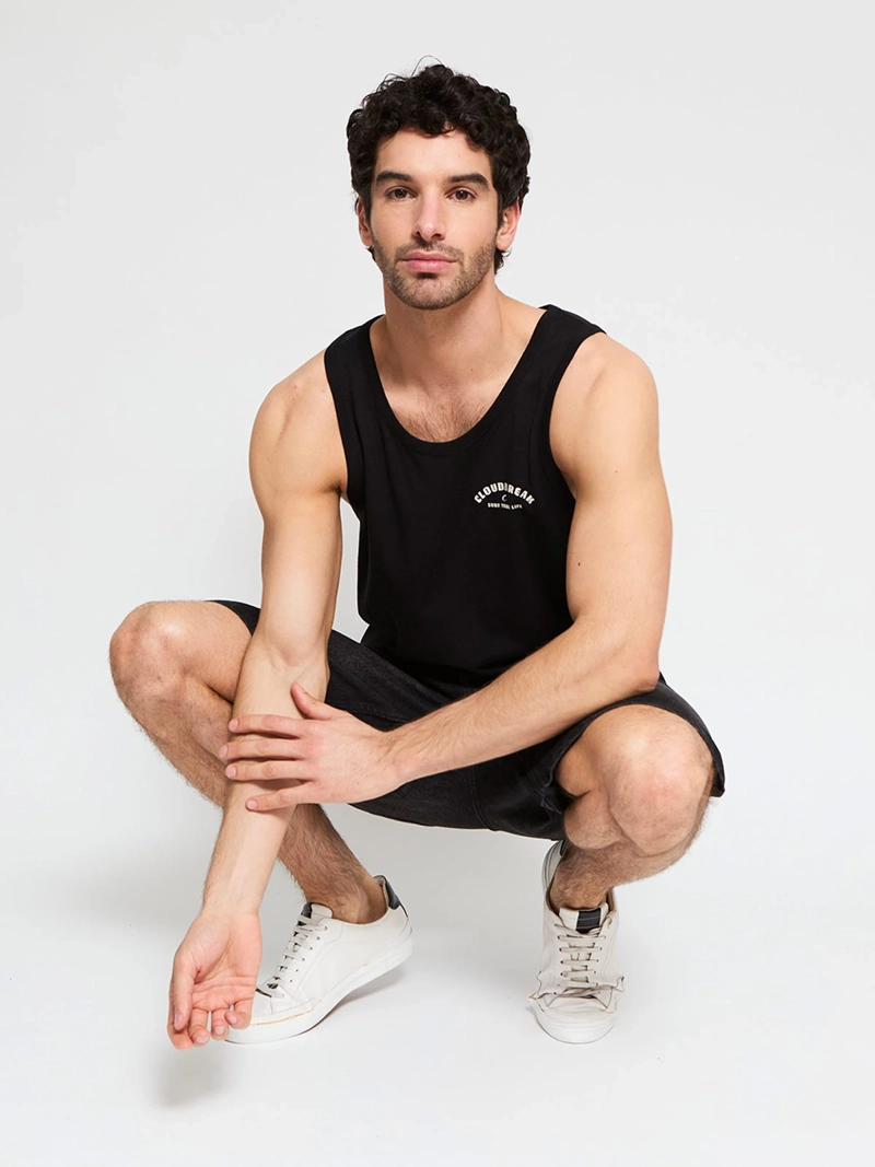 POLERA HOMBRE CLOUDBREAK ALGODÓN TANK PRINT - 4