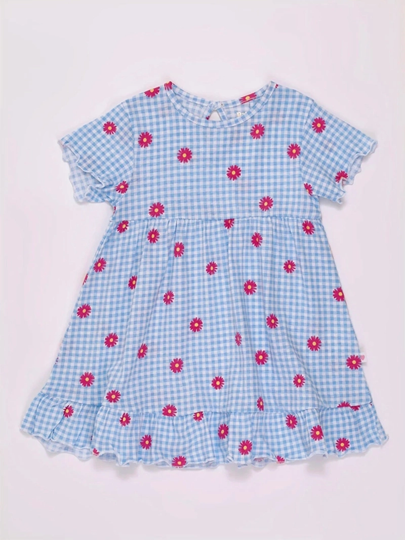 VESTIDO NIÑA BABY HARVEST MANGA CORTA ESTAMPADO - 3
