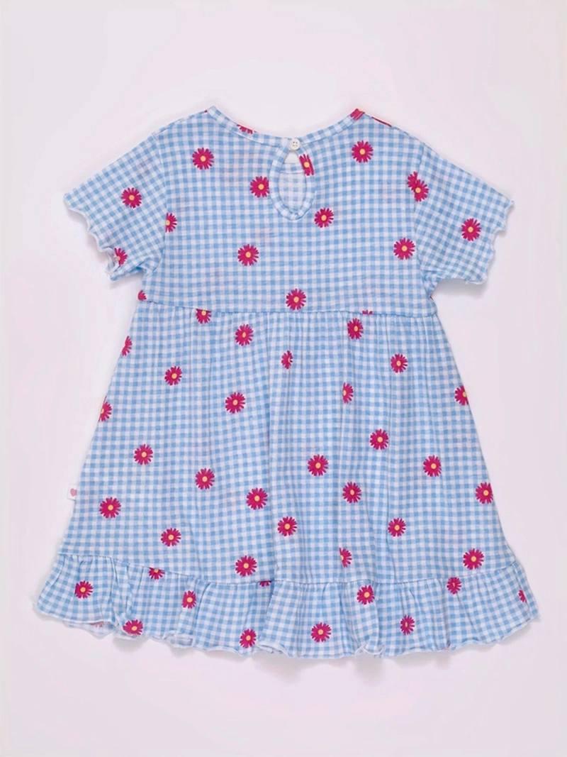 VESTIDO NIÑA BABY HARVEST MANGA CORTA ESTAMPADO - 4