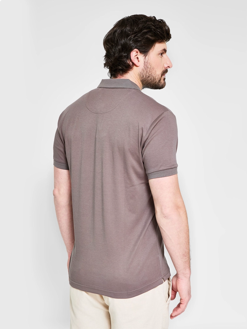 POLERA HOMBRE CACHAREL ALGODÓN CUELLO POLO MANGA CORTA - 2