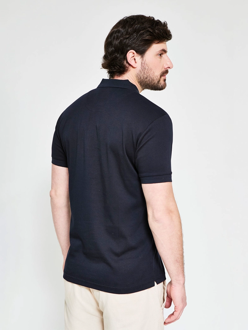 POLERA HOMBRE CACHAREL ALGODÓN CUELLO POLO MANGA CORTA - 2