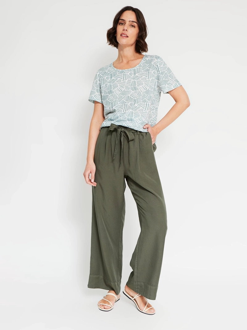 POLERA MUJER AZIZ MANGA CORTA ESTAMPADA - 4
