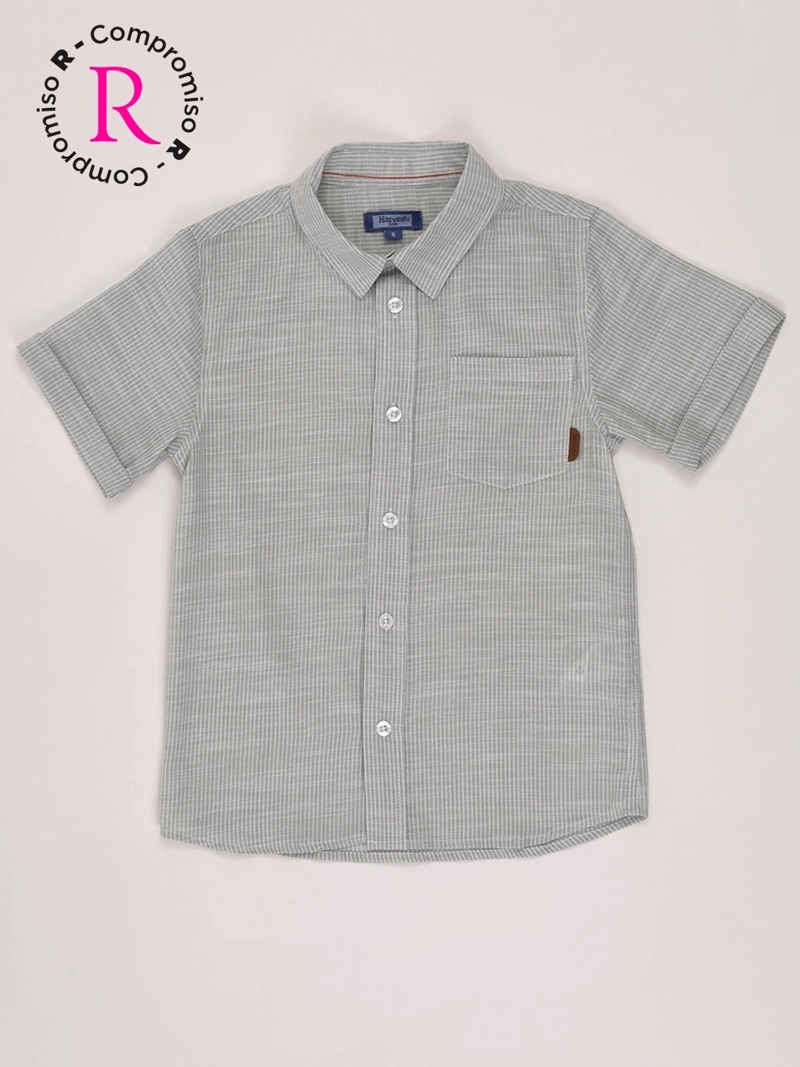CAMISA NIÑO HARVEST ALGODÓN MANGA CORTA - 1