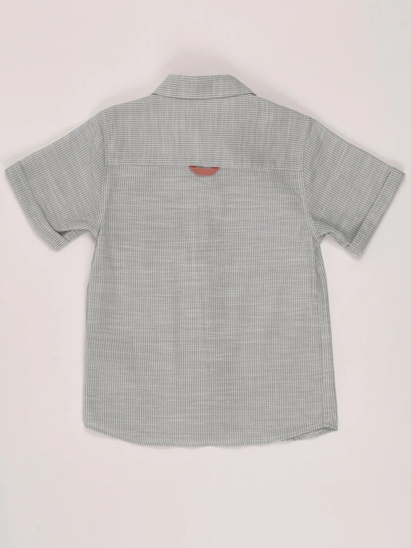 CAMISA NIÑO HARVEST ALGODÓN MANGA CORTA - 2