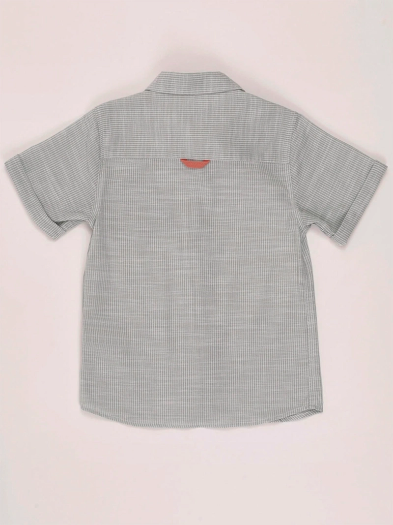 CAMISA NIÑO HARVEST ALGODÓN MANGA CORTA - 2