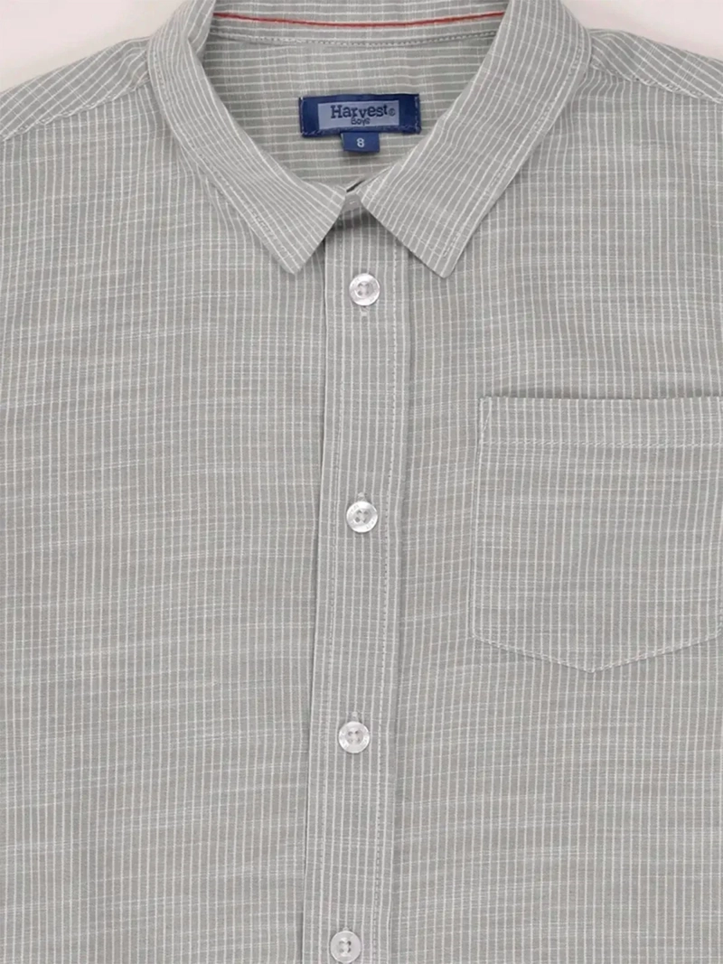 CAMISA NIÑO HARVEST ALGODÓN MANGA CORTA - 3