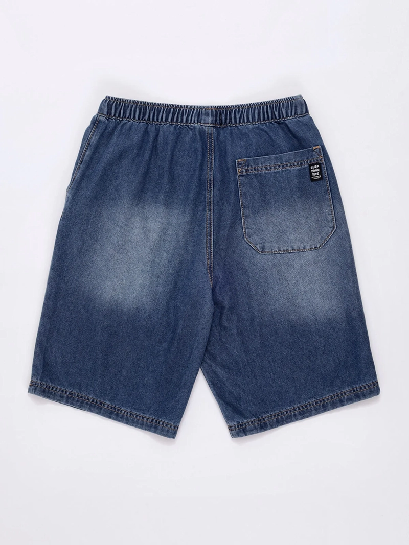 SHORT NIÑO CLOUDBREAK DENIM ALGODÓN - 2