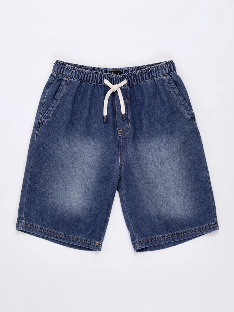 SHORT NIÑO CLOUDBREAK DENIM ALGODÓN - 1
