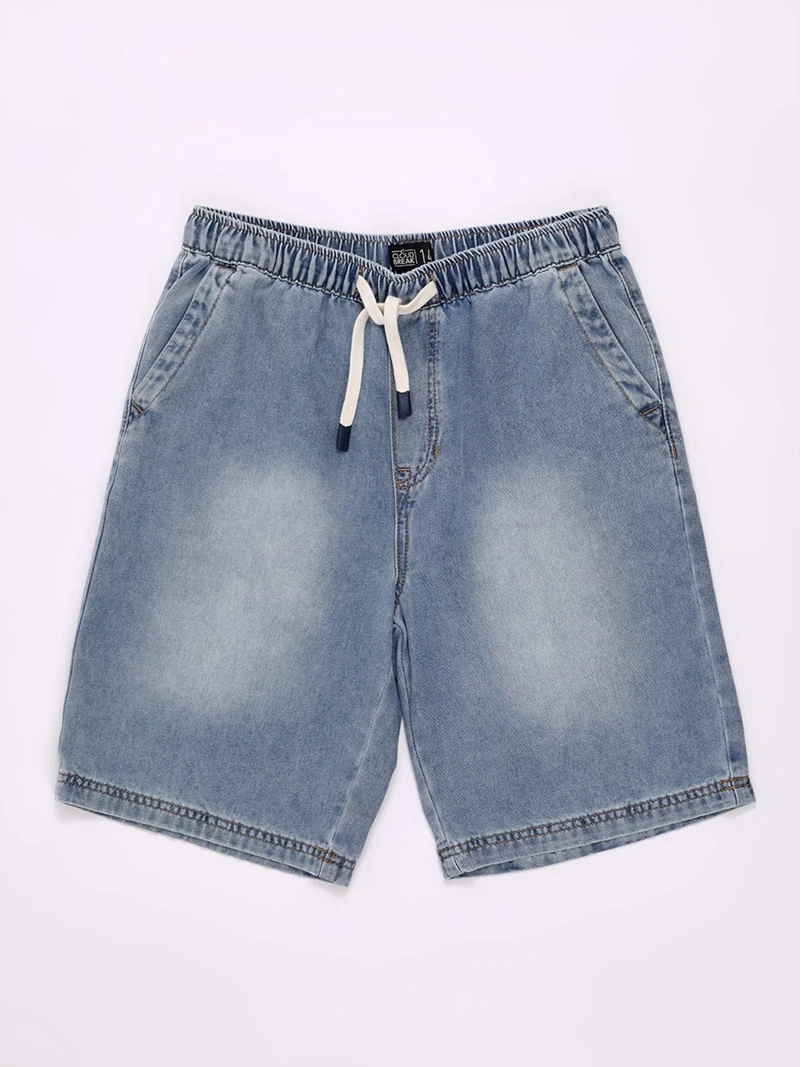 SHORT NIÑO CLOUDBREAK DENIM ALGODÓN - 1