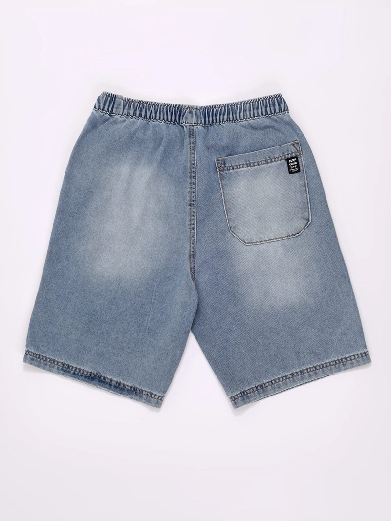 SHORT NIÑO CLOUDBREAK DENIM ALGODÓN - 2