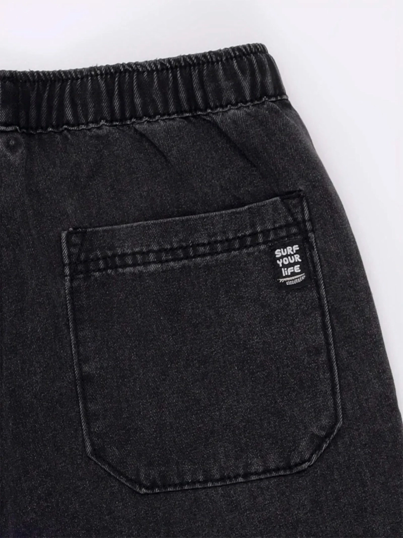 SHORT NIÑO CLOUDBREAK DENIM ALGODÓN - 6