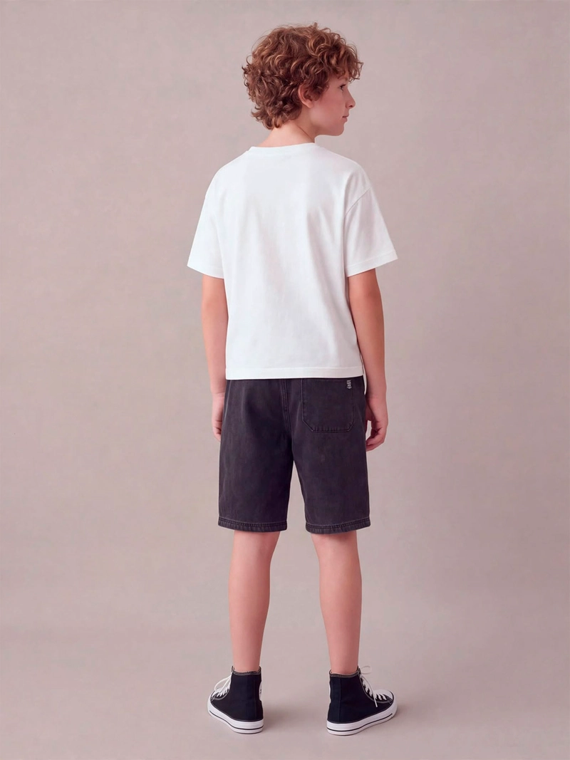 SHORT NIÑO CLOUDBREAK DENIM ALGODÓN - 2