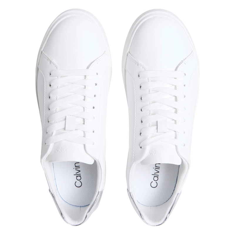 ZAPATILLAS MUJER CALVIN KLEIN CASUALES BLANCO HW0HW02846  - 3