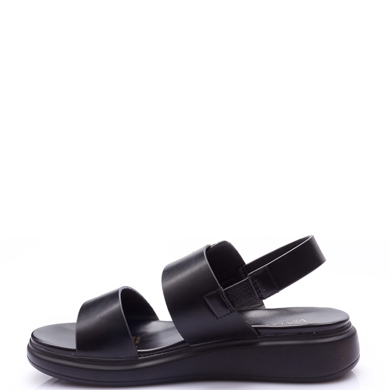 SANDALIAS MUJER VIA UNO NEGRO  - 3