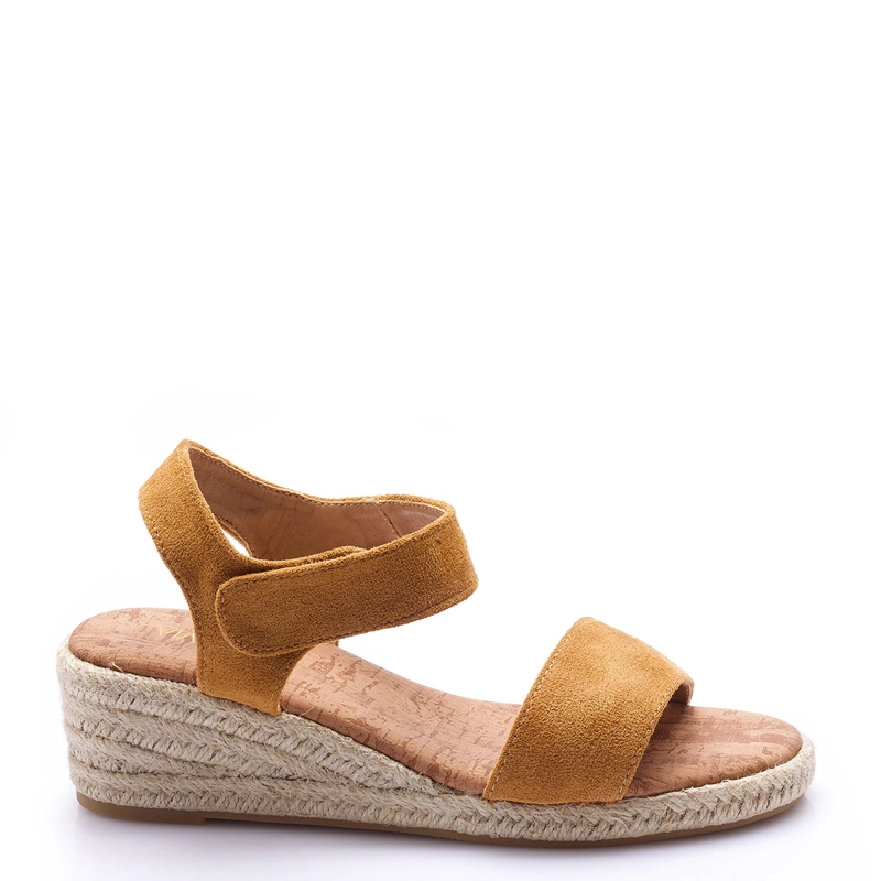 SANDALIAS MUJER VIA UNO CAMEL - 1