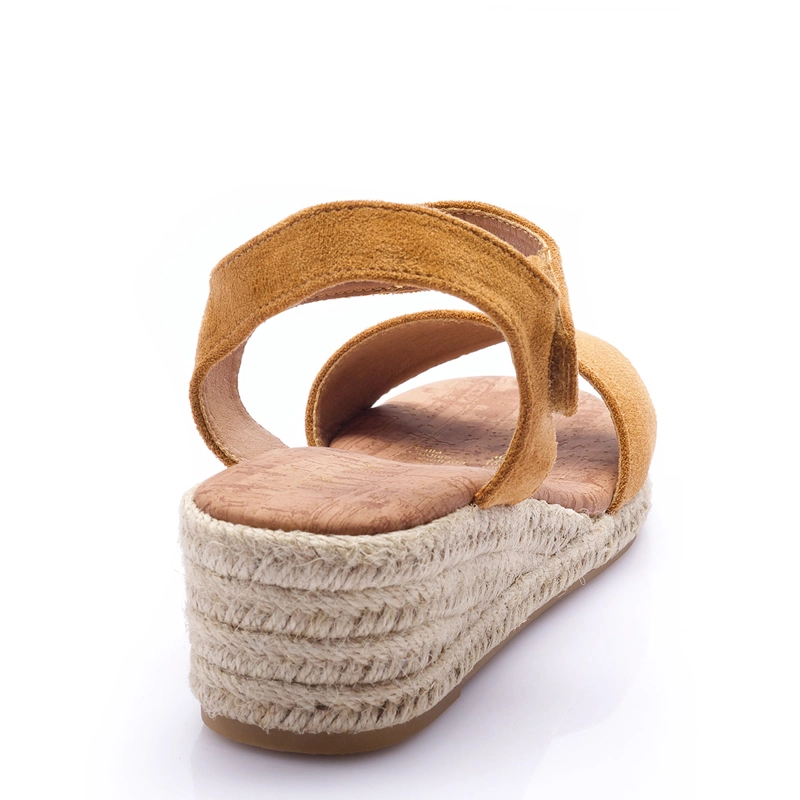 SANDALIAS MUJER VIA UNO CAMEL - 4