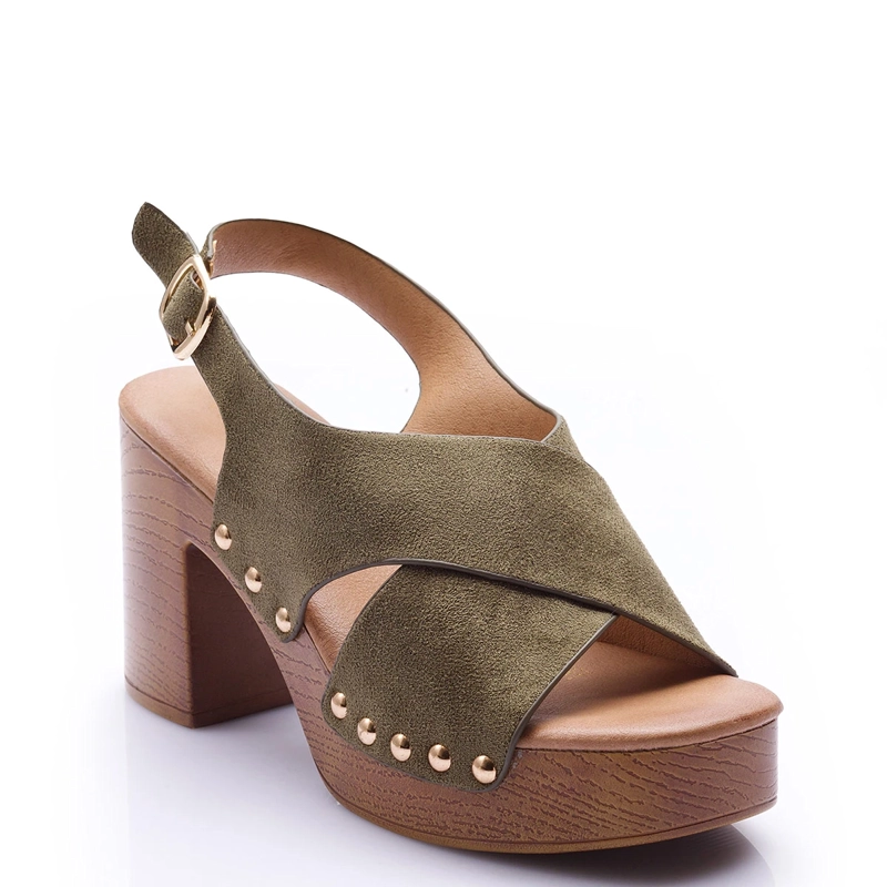 SANDALIAS MUJER VIA UNO VERDE - 2