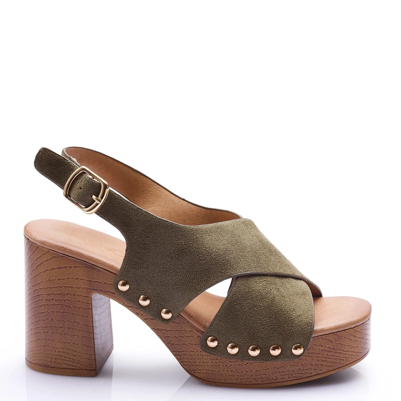SANDALIAS MUJER VIA UNO VERDE - 1