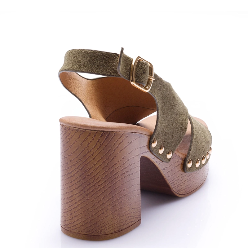 SANDALIAS MUJER VIA UNO VERDE - 4