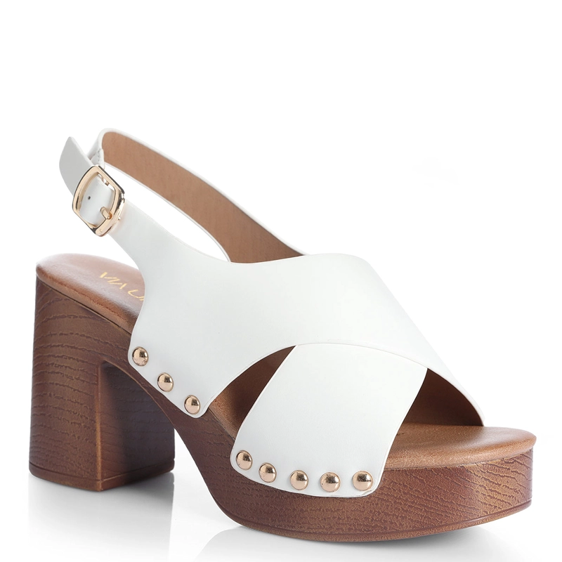 SANDALIAS MUJER VIA UNO BLANCO - 2