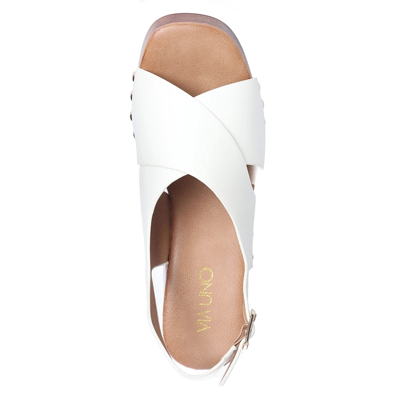 SANDALIAS MUJER VIA UNO BLANCO - 4
