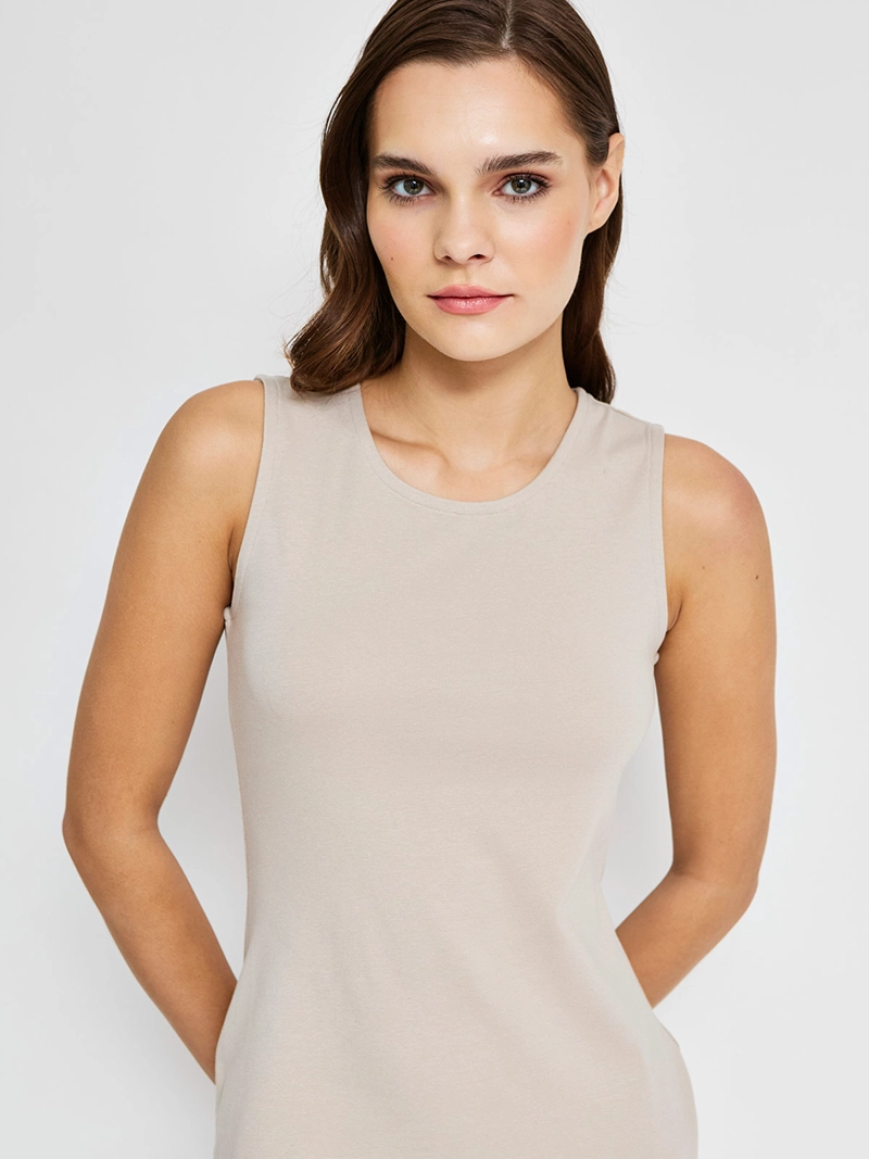 VESTIDO MUJER INDEX ALGODÓN MIDI - 4