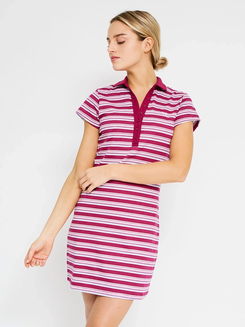 VESTIDO MUJER INDEX ALGODÓN CORTO CUELLO POLO - 2