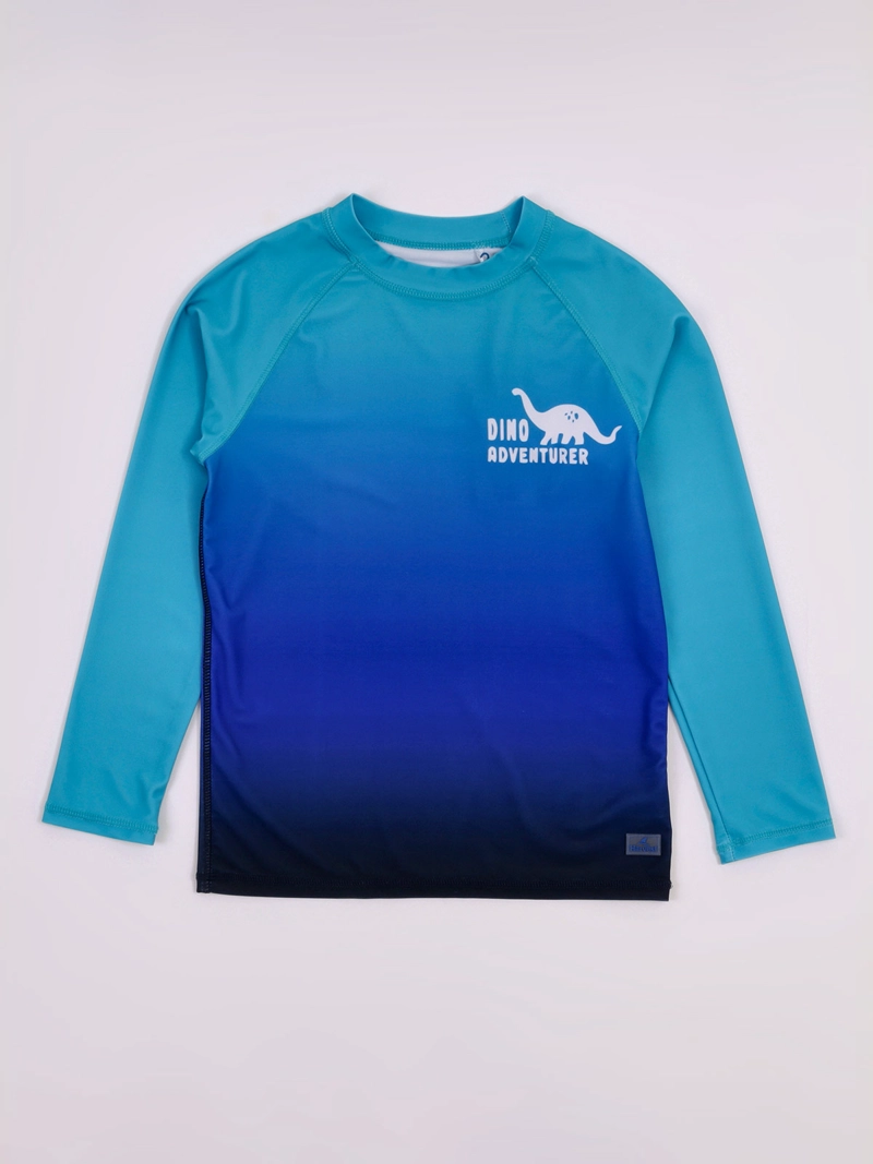 POLERA DE BAÑO NIÑO HARVEST MANGA LARGA FILTRO UV