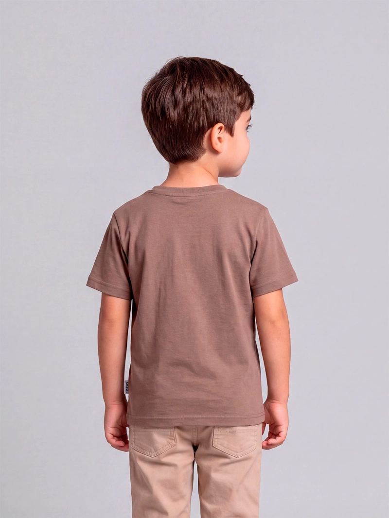POLERA NIÑO HARVEST ALGODÓN MANGA CORTA - 2
