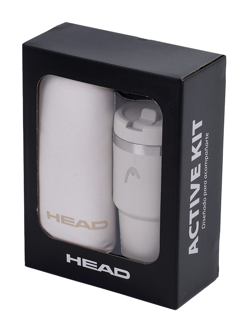 BOTELLA HEAD ACTIVE KIT + TOALLA MICROFIBRA - 6