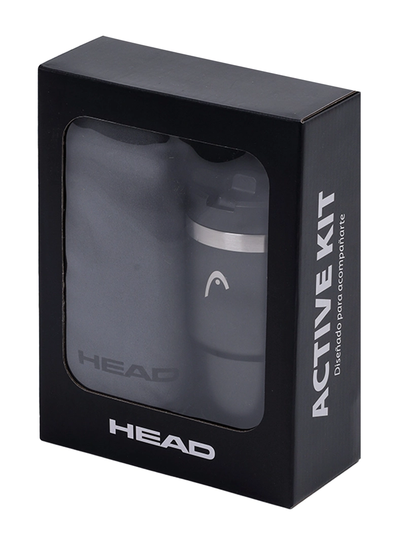 BOTELLA HEAD ACTIVE KIT + TOALLA MICROFIBRA - 6