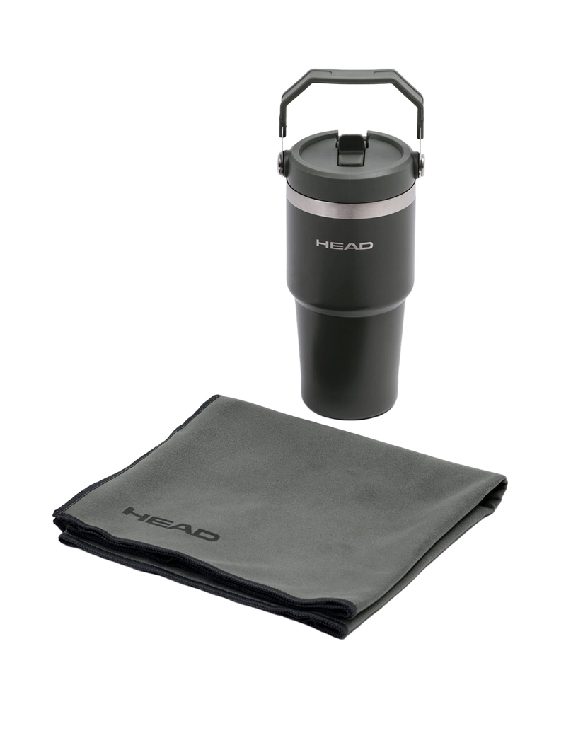 BOTELLA HEAD ACTIVE KIT + TOALLA MICROFIBRA