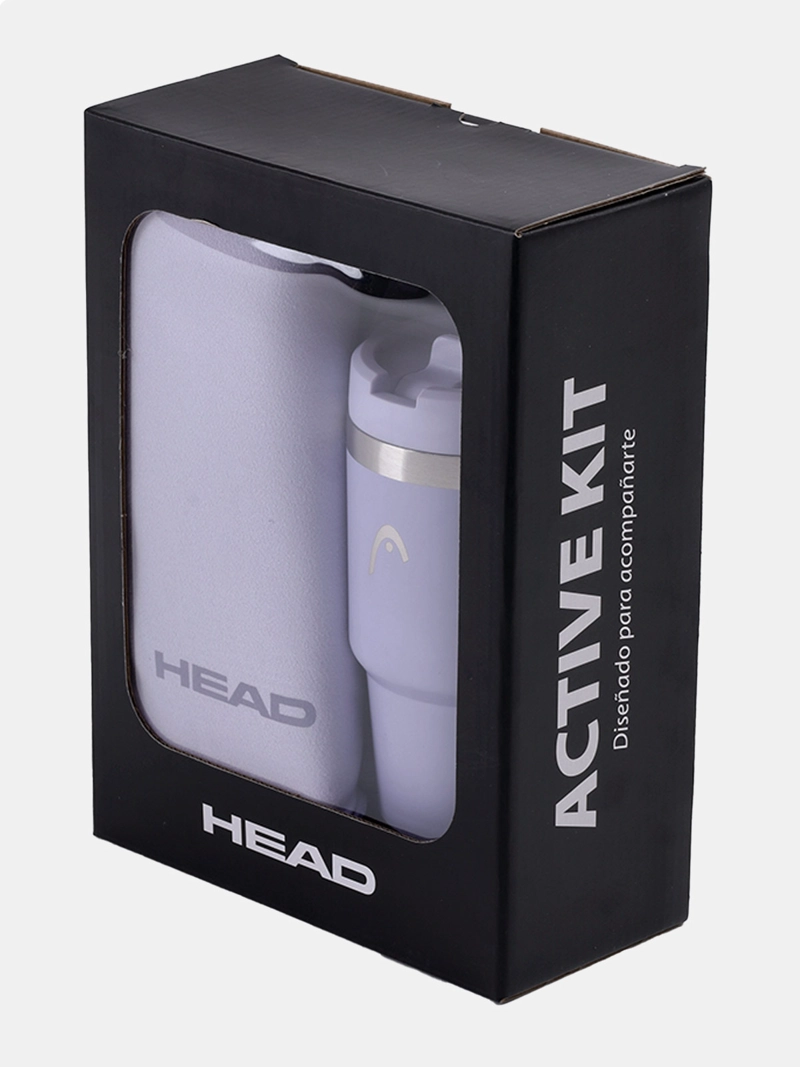 BOTELLA HEAD ACTIVE KIT + TOALLA MICROFIBRA - 6