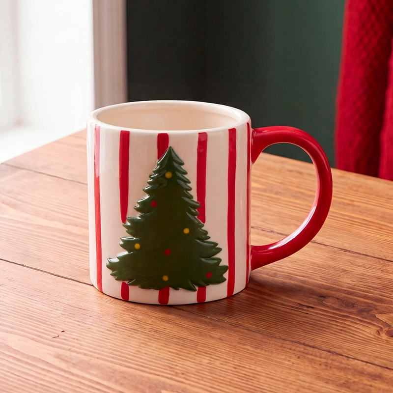 MUG RIPLEY HOME LÍNEAS PINO ROJO
