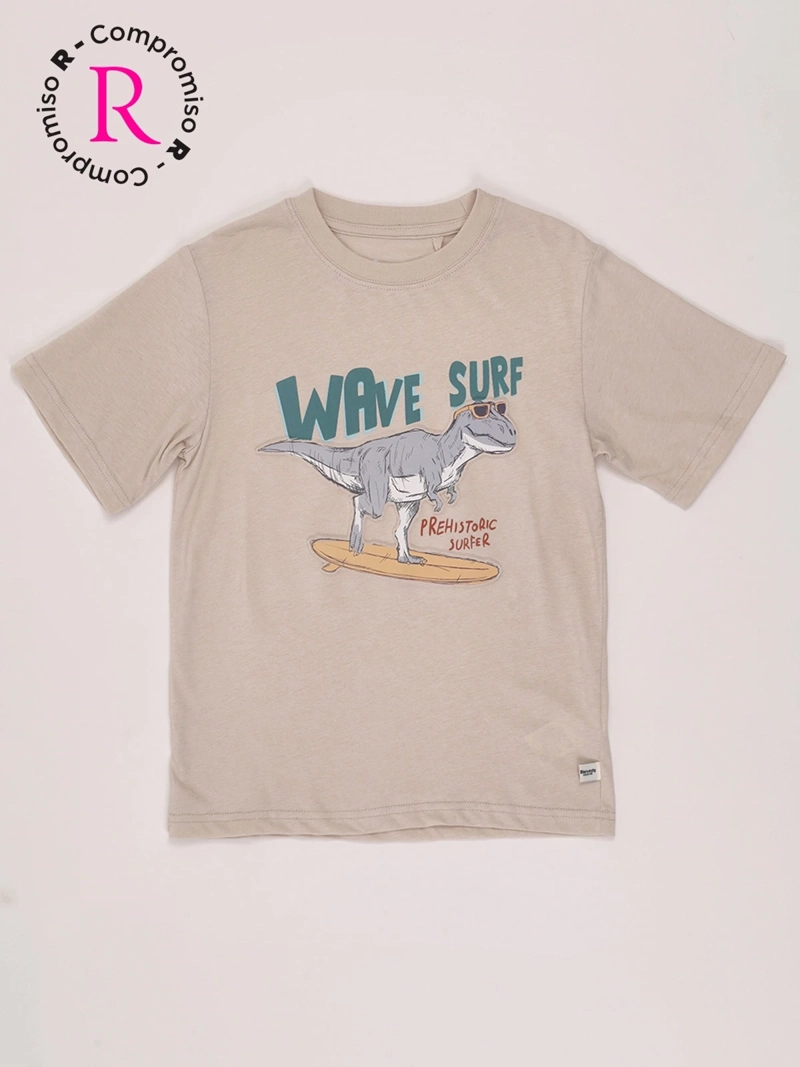 POLERA NIÑO HARVEST ALGODÓN MANGA CORTA