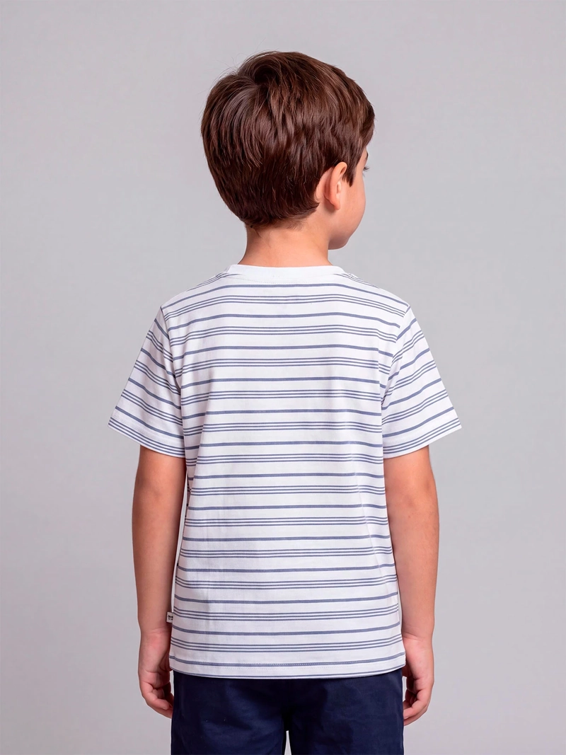 POLERA NIÑO HARVEST ALGODÓN MANGA CORTA - 2