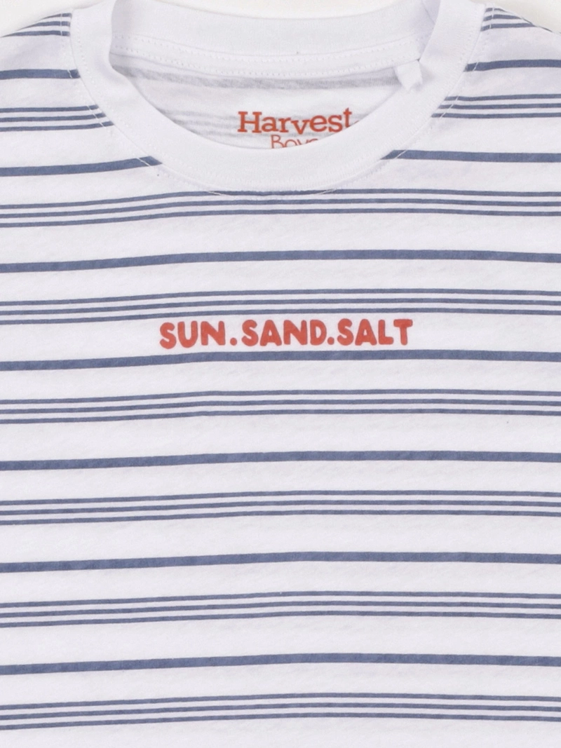 POLERA NIÑO HARVEST ALGODÓN MANGA CORTA - 5