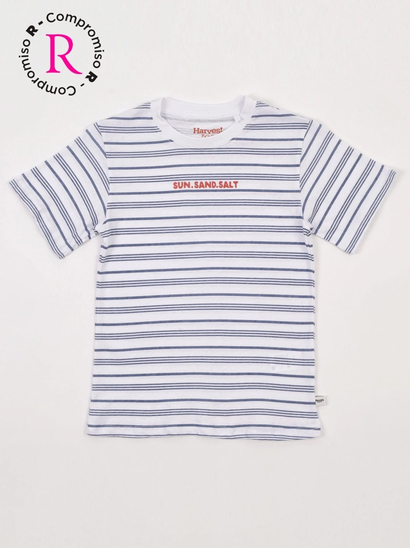 POLERA NIÑO HARVEST ALGODÓN MANGA CORTA - 3