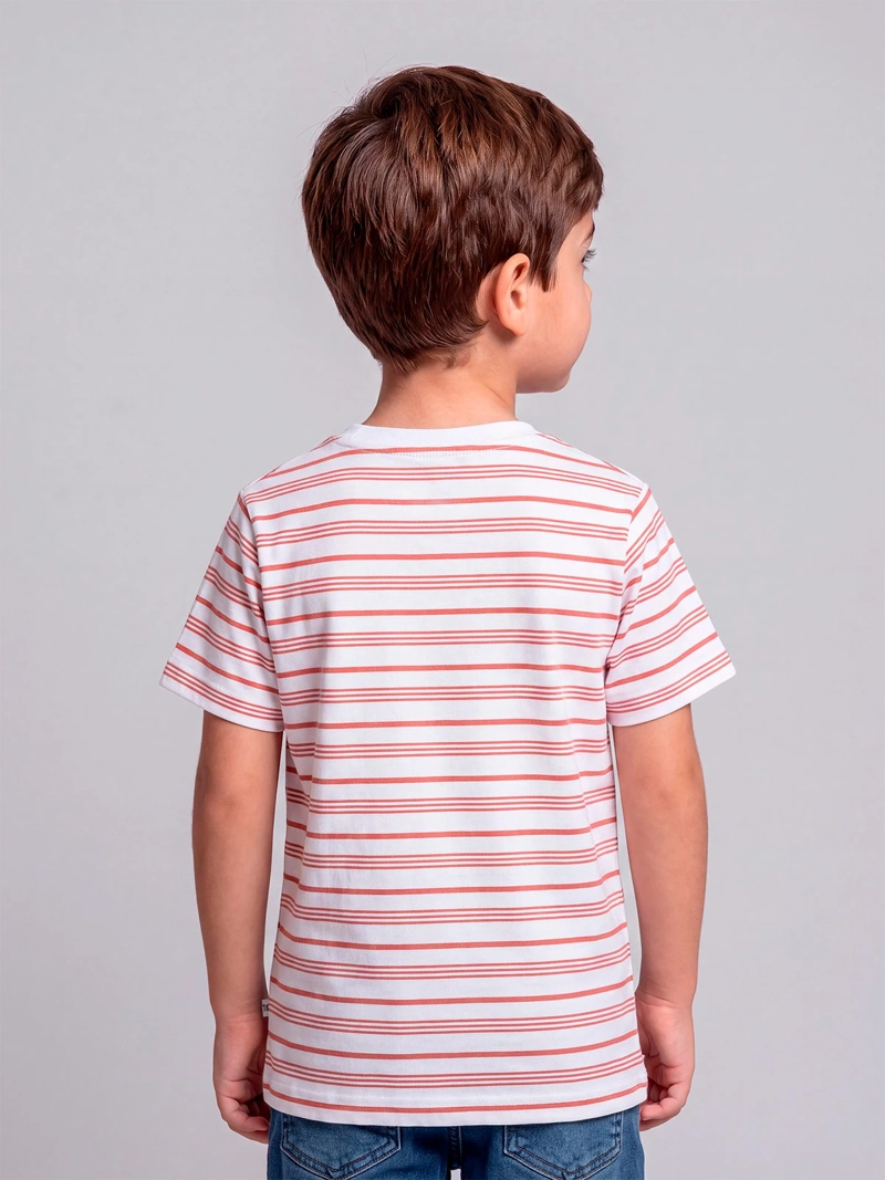 POLERA NIÑO HARVEST ALGODÓN MANGA CORTA - 2