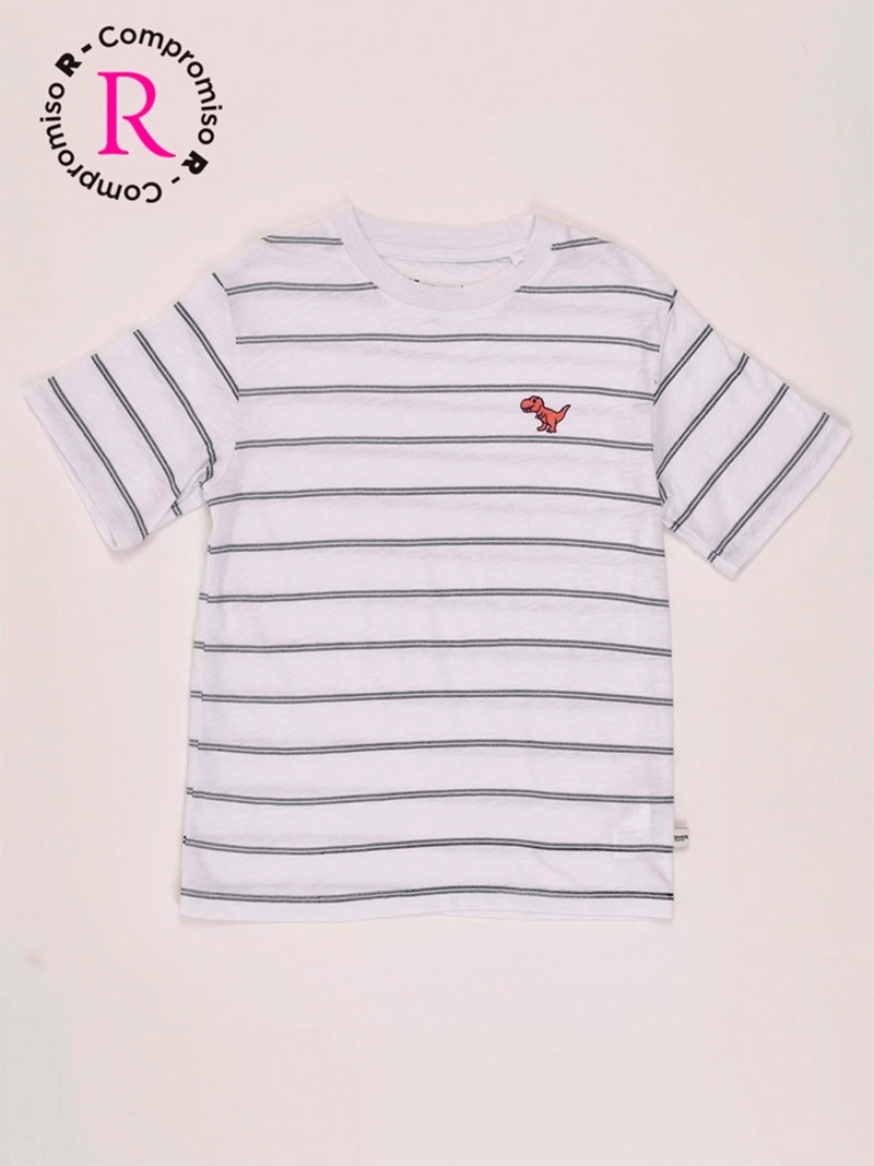 POLERA NIÑO HARVEST ALGODÓN MANGA CORTA - 3