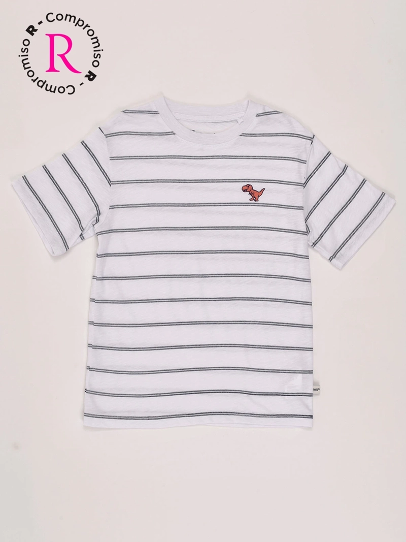 POLERA NIÑO HARVEST ALGODÓN MANGA CORTA