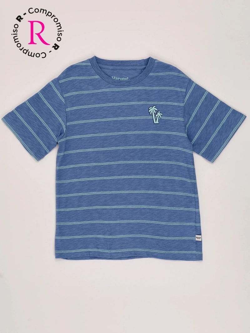 POLERA NIÑO HARVEST ALGODÓN MANGA CORTA