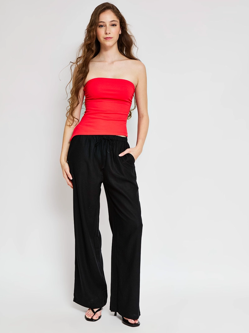 POLERA MUJER INDEX STRAPLESS ASIMÉTRICO - 4
