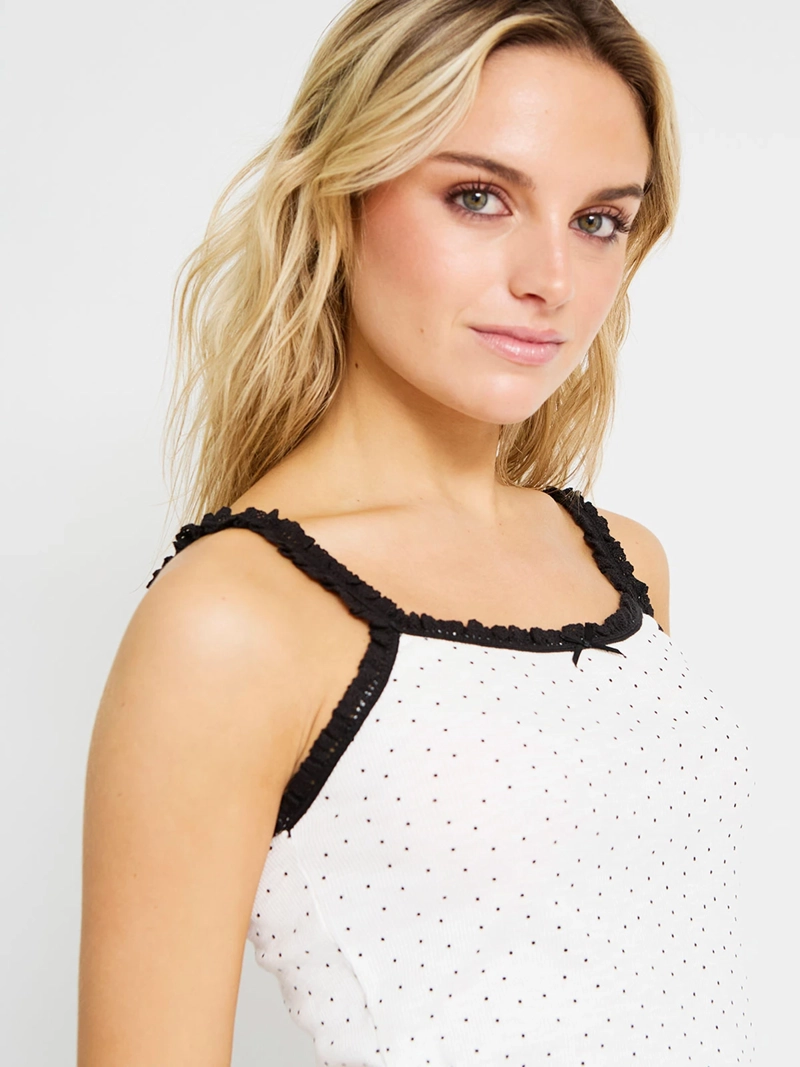 POLERA MUJER INDEX ALGODÓN SIN MANGAS BÁSICA - 3