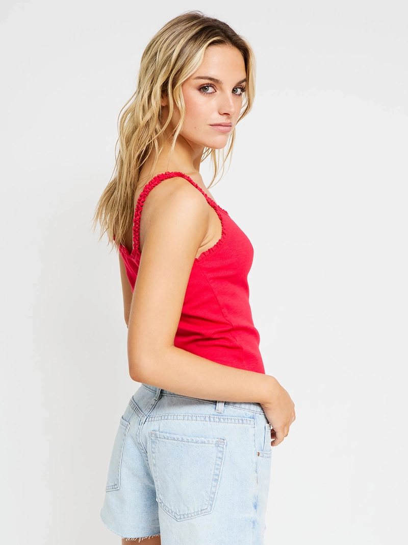 POLERA MUJER INDEX ALGODÓN SIN MANGAS BÁSICA - 2