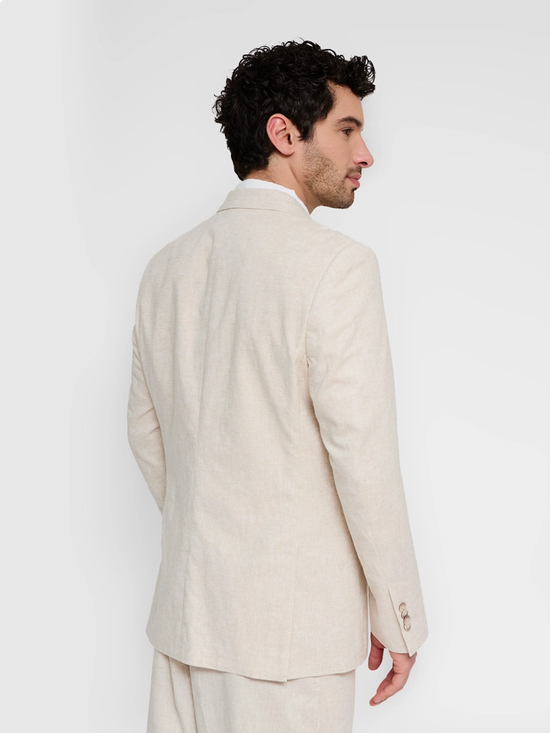 BLAZER HOMBRE CACHAREL ALGODÓN LINO - 2