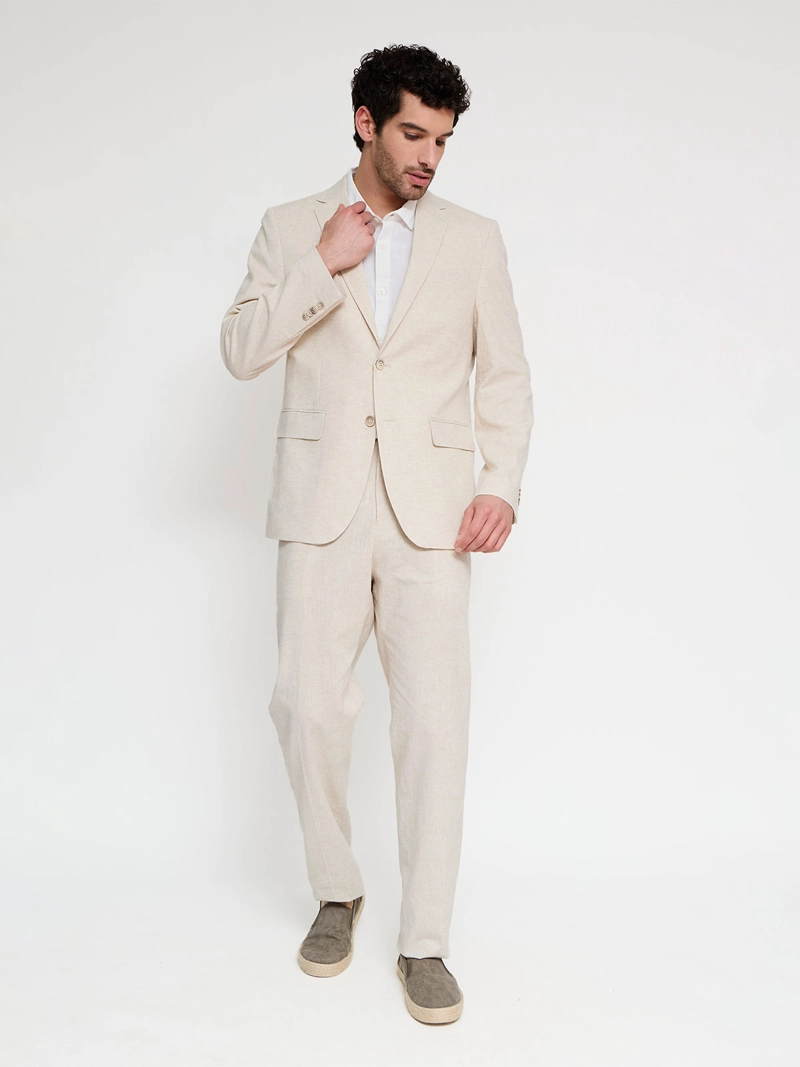 BLAZER HOMBRE CACHAREL ALGODÓN LINO - 4