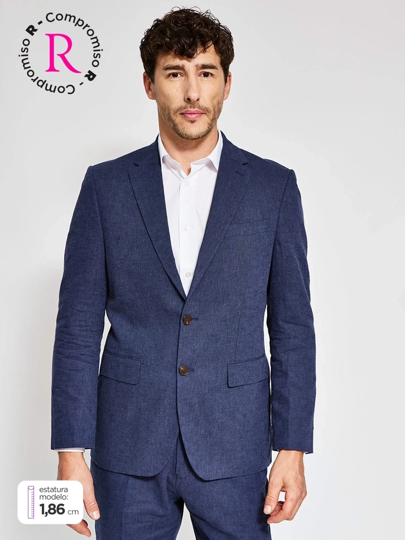 BLAZER HOMBRE CACHAREL LINO - 1