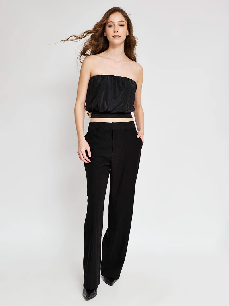 POLERA MUJER INDEX STRAPLESS GLOBO - 4